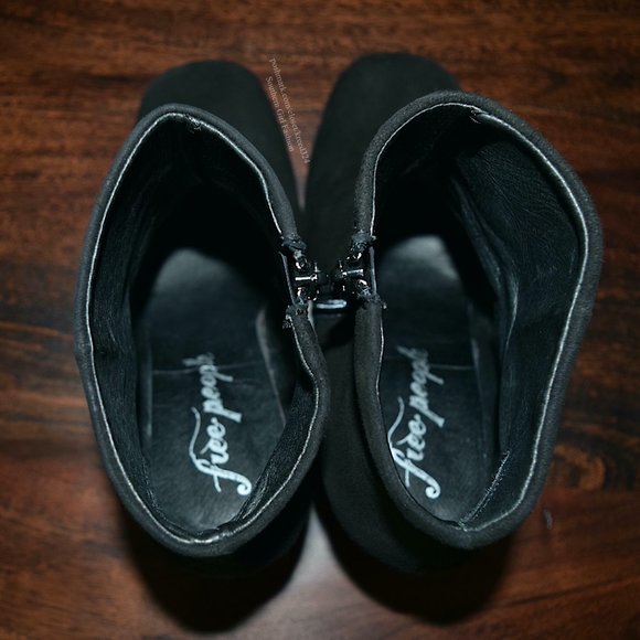 FREE PEOPLE Booties Intricate Short Zipper Shoes    poshmark.com/closet/kreed324 - Picture 12 of 14